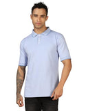 Leriya Fashion T Shirt For Men || Men T-Shirt || Men Polo T-Shirt || Men Plain T-Shirt || V-Neck Collar Tshirt (X-Large, Blue)
