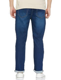 Inkd Men'S Contrast Stitch Stretchable Regular Fit Jeans,Azure Nile,Azure Nile,32