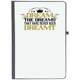 Udnag Ruled Notebook Diary Womens Day | Dream The Dreams That Have Never Been Dreamt, [A5 80Pages 80Gsm]