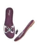 Shoetopia Stylish Embellished Maroon Flats For Women /Eu39,Red,6,B0DDJKF7QV