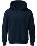 Adro Men'S Cotton Neck Hooded Sweatshirt (H22-M-Pln-Nb_Navy_2Xl)