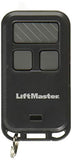 LiftMaster 890max Mini Key Chain Garage Door Opener Remote, 2.5 Long x 1.25 Wide x 1/2 Thick, Black with Gray Buttons