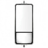 Universal 7 x 16 Stainless Steel West Coast Mirror Heated with Convex Mirror