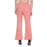Dhruvi Trendz Womens Spandex Trousers Regular Fit Trousers (Dt-Tr-704_Pink_Xl)