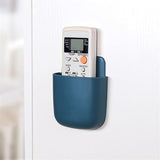 DHRUMIT Wall Mounted Storage Case for Remote, Mobile Holder/Multi Purpose/Charging Stand/Drilling Free Stand/Remote & Pen Holder