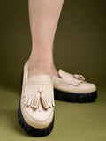 Shoetopia Cream Loafers For Women /Eu36,Beige,3,B0DK7J4TJS