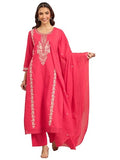 Libas Women'S Cotton Kurta Set (99439_Coral