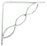 Knape & Vogt 200C WH6 6 White Deco Shelf Bracket