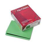 Smead Reinforced Top Tab Colored File Folders FOLDER,STR CUT,LTR,GN HDSB0 (Pack of3)