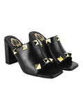 Shoetopia Girls Heel-1410 Black Heeled Sandal - 6 Uk (Girls-Heel-1410-Black),Black,6,B0CQK4LPV5