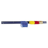 Quantum Qru-1W Wall Rail, 48L X 5/8W X 3H, 125 Lbs Load Capacity, Accepts Multiple Bin Configurations, Gray Powder Coated