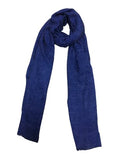 Cashmere CraftwomenS Printed Shawl Scarf (Ov33_Blue_Free Size)