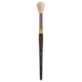 KINGART Premium Original Gold 9265-12 Round MOP Series Artist Brush, Soft Synthetic Hair, Short Handle, for Acrylic and Oil Pain