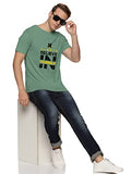 Adro Believe In Yourself Printed T-Shirts For Men & Women (Rnr-S35-Bel-Pt_Pista_Xl)