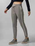 Fyltr Women'S Joggers With Side Tape Detailing - Elasticated Waistband | Contrast Drwacord | Elastic Hem,Grey-Tastic,Grey-Tastic,36