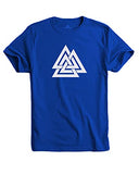 Adro Triangle Mens Printed T-Shirt (Rnr-M-Tkt-Rb_Royal Blue_L)