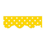 Yellow Mini Polka Dots Classroom Border [Set of 3]