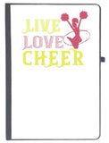 Udnag Ruled Notebook Diary Cheer | Live Love Cheer2, [A5 80Pages 80Gsm]