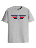 Adro Men'S Solid Regular Fit T-Shirt (Rn24-Cap-Gr_Grey