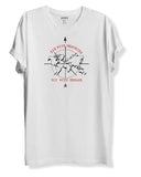 Adro Die With Memories Not With Dreams Mens Printed T-Shirt (2Xl, White)
