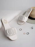 Shoetopia Girls Girls-Flat-275 White Flat Sandal - 7 Uk (Girls-Flat-275-White),White,7,B0CQK3RRZQ