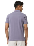 Xyxx Men'S Cotton Solid Regular Fit T-Shirt (Xy_Cr14_Polo Tshirt_1_Misty Lilac,Misty LilacApparel,XL