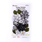 Immix Expressions Craft Handmade Paper Flower Mixed Melody Black