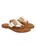 Shoetopia Ethnic Golden Flats For Women & Girls /Eu42,Golden,9,B0F9FLH2K1