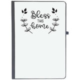 Udnag Ruled Notebook Diary Blessing | Bless This Home, [A5 80Pages 80Gsm]