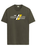 Adro Men'S Graphic Printed 100% Cotton T-Shirt - Regular Fit, Printed T-Shirts For Men (Rn24-Cmp-Ol_Olive_S)
