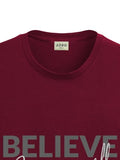 Adro Tshirt For Men | Printed T Shirt For Men | 100% Cotton T-Shirt |Printed T Shirt | T-Shirts | Rn24-Inv-Mr-Xl Maroon