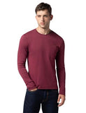 Fyltr Men'S Casual Crewneck Full Sleeve T-Shirt With Stab Stitched Front Pocket Detail,Berry Cherry,Berry Cherry,Xl