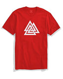 Adro Triangle Mens Printed T-Shirt (Rnr-M-Tkt-Rd_Red_M)