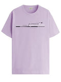 Adro Men'S Graphic Printed 100% Cotton T-Shirt - Regular Fit, Printed T-Shirts For Men (Rn24-Rac-Pu_Purple_Xl)