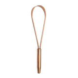 Episkey Copper Single Handle Tongue Cleaner Easy One Hand Use Larger Surface Coverage Ayurvedic Copper Health For Fresh Br