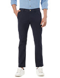 Fyltr Men'S Straight Fit Stretch Cotton Khaki Trousers - Soft Handfeel,Blue Beats,Blue Beats,34