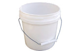 Encore Plastics 10128 Industrial Plastic Pail White with Handle, 1Gallon