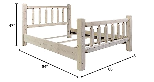 Montana Woodworks Queen Bed - Unfinished