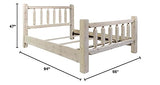 Montana Woodworks Queen Bed - Unfinished