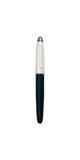 Chrome and Black Gemstone Pentop Roller Ball Pen
