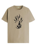 Adro Tshirt For Men | Printed T Shirt For Men | 100% Cotton T-Shirt |Printed T Shirt | T-Shirts | Rn24-Gok-Be-S Beige