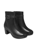 Shoetopia Women'S Flat Boots,Black,5,B0CSPBKWKR