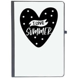 Udnag Ruled Notebook Diary Summer | I Love Summer, [A5 80Pages 80Gsm]
