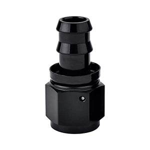 Evil Energy 10An Straight Push Lock Hose Fitting End Black