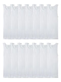 Fruit of the Loom mens Tagfree Tank Ashirt Undershirt, 14 Pack White, Large US