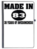 Udnag Ruled Notebook Diary Awesomeness | Made In 84, [A5 80Pages 80Gsm]
