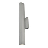 Living District Indoor Modern Home Decorative Raine Integrated Led Wall Sconce - Silver