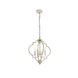 Living District Indoor Modern Home Decorative Bright Ceiling Sandara 4 Lights Pendant In Weathered Dove
