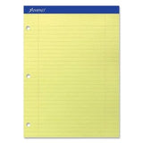 Ampad Dual Pad,100 Sheet 15lb 8.5 x 11.75 100 / Pad Canary Media