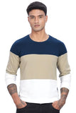 Adro Men Full Sleeve T-Shirt | Soft Cotton Tshirt For Men| Stylish Multi Color Full Sleeve Round Neck Tshirt For Men|Fr24-Nbbe-S